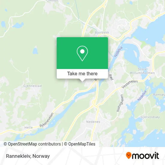 Rannekleiv map