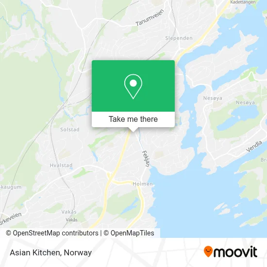 Asian Kitchen map