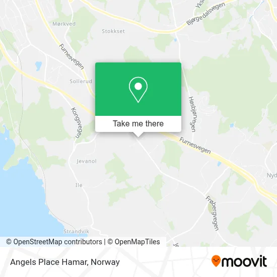 Angels Place Hamar map