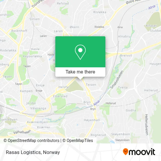 Rasas Logistics map