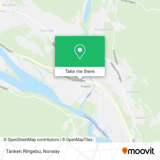 Tanken Ringebu map
