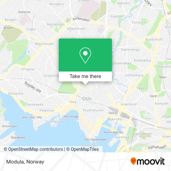 Modula map