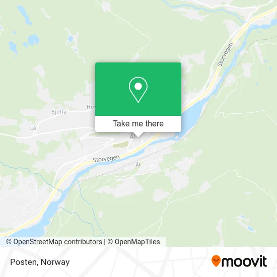 Posten map