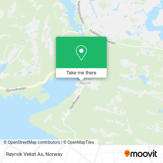 Røyrvik Vekst As map