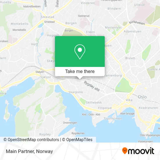 Main Partner map