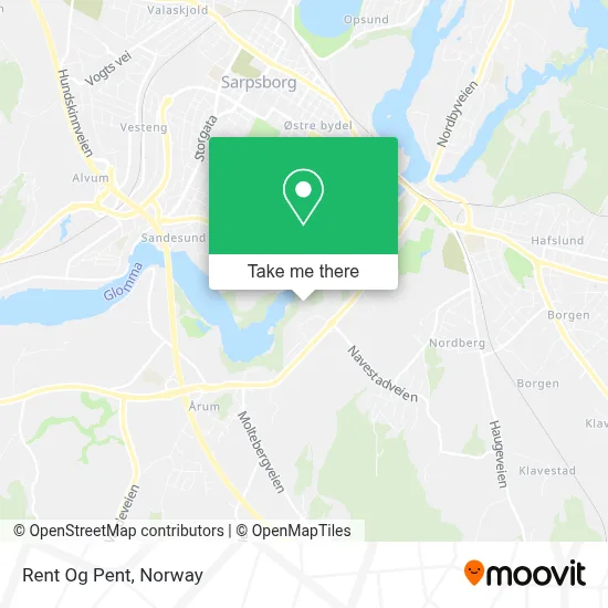 Rent Og Pent map