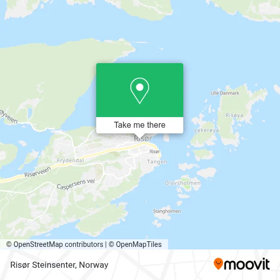 Risør Steinsenter map