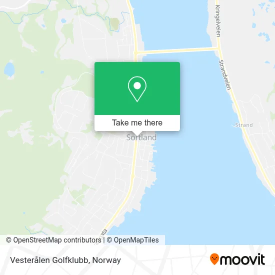 Vesterålen Golfklubb map