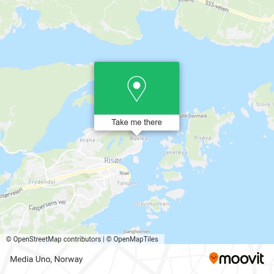 Media Uno map