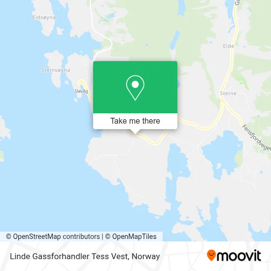 Linde Gassforhandler Tess Vest map