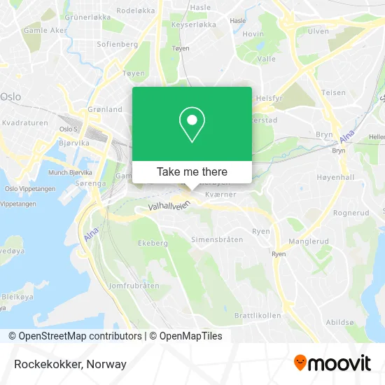 Rockekokker map