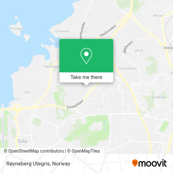 Røyneberg Utegris map