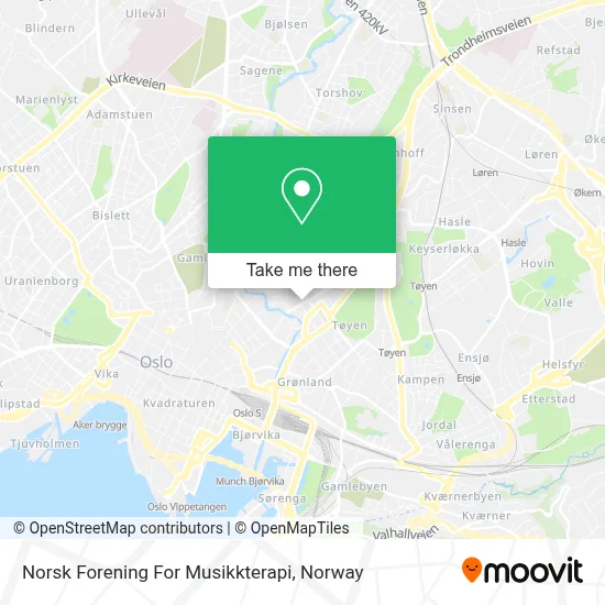 Norsk Forening For Musikkterapi map