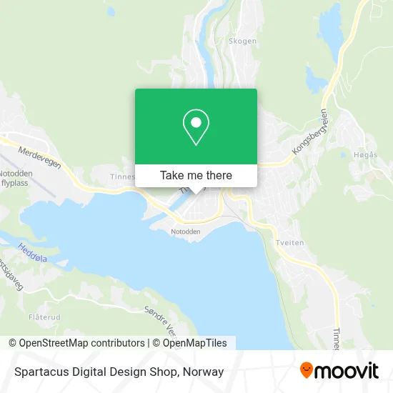 Spartacus Digital Design Shop map