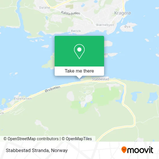 Stabbestad Stranda map