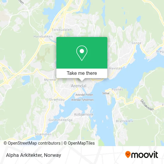 Alpha Arkitekter map