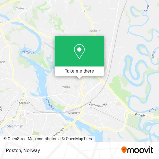 Posten map