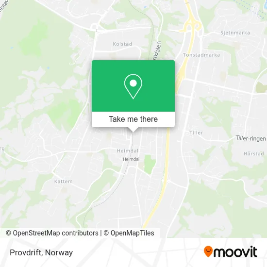 Provdrift map