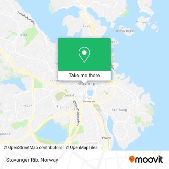 Stavanger Rib map