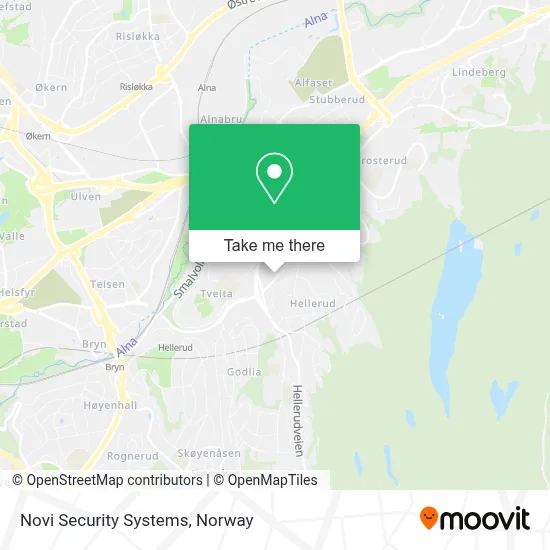 Novi Security Systems map