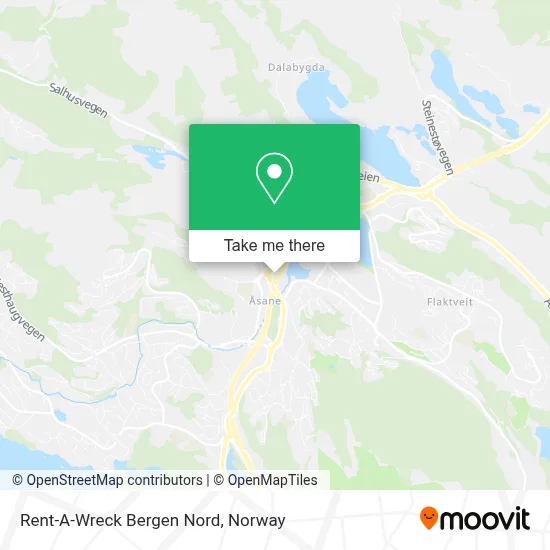 Rent-A-Wreck Bergen Nord map