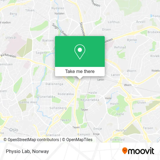 Physio Lab map