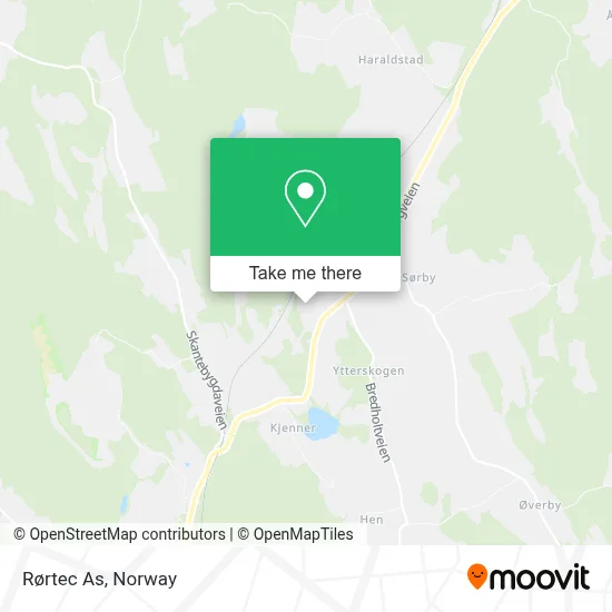 Rørtec As map