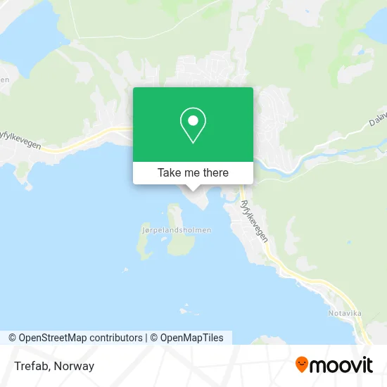 Trefab map