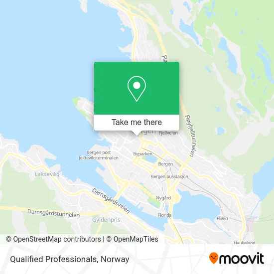 Qualified Professionals map