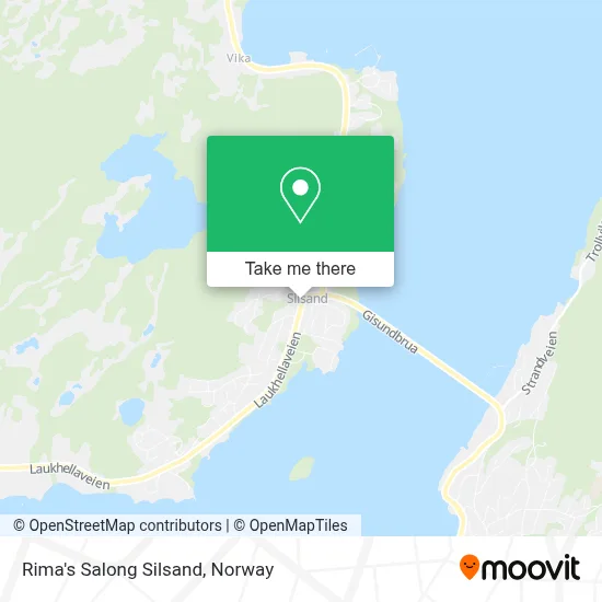 Rima's Salong Silsand map