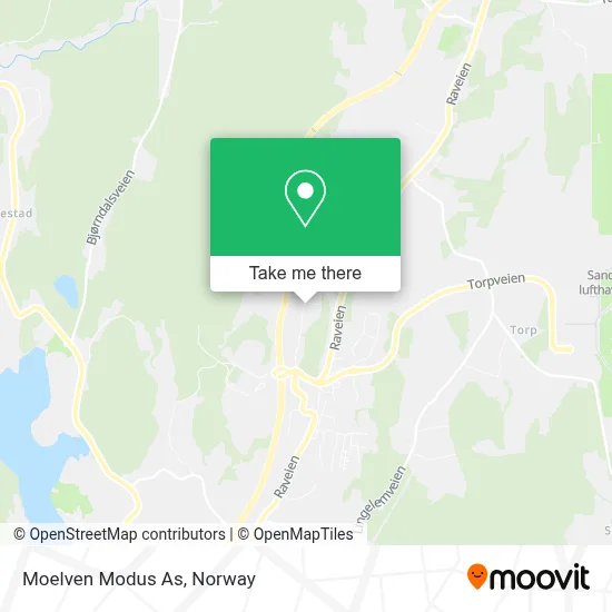 Moelven Modus As map
