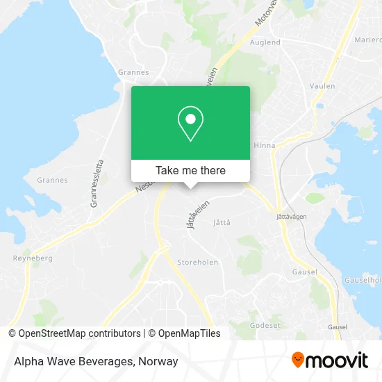 Alpha Wave Beverages map