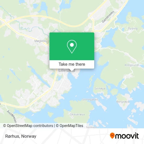 Rørhus map