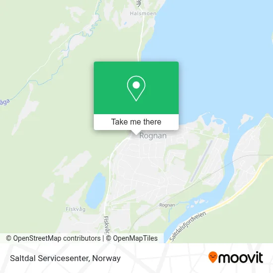 Saltdal Servicesenter map