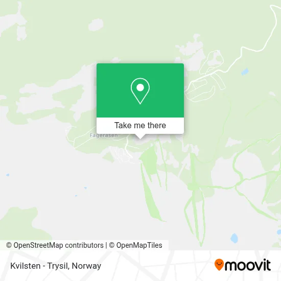 Kvilsten - Trysil map