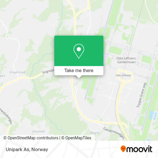 Unipark As map