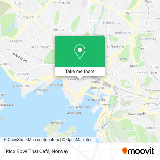 Rice Bowl Thai Café map