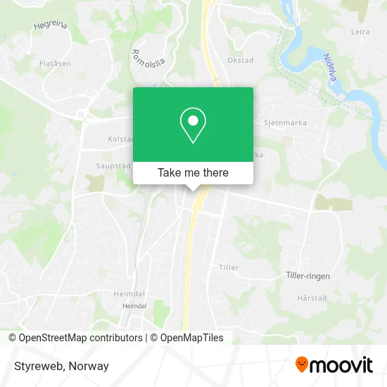 Styreweb map
