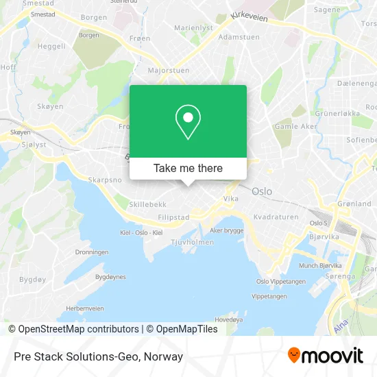 Pre Stack Solutions-Geo map