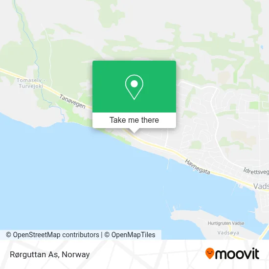 Rørguttan As map