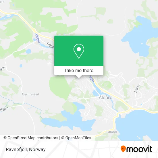 Ravnefjell map