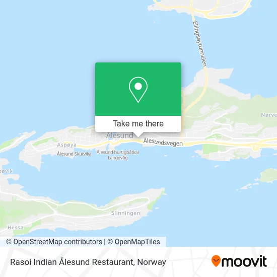 Rasoi Indian Ålesund Restaurant map