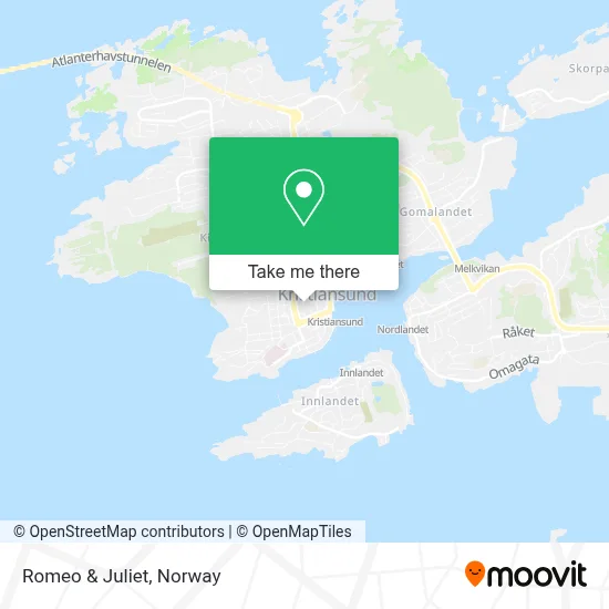 Romeo & Juliet map