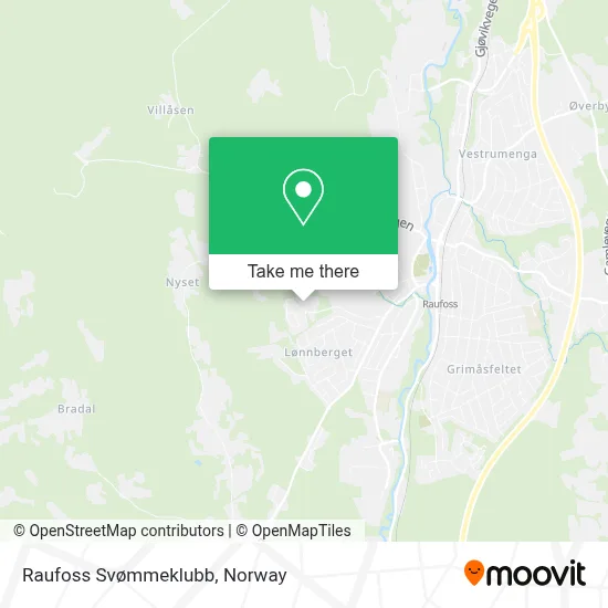 Raufoss Svømmeklubb map