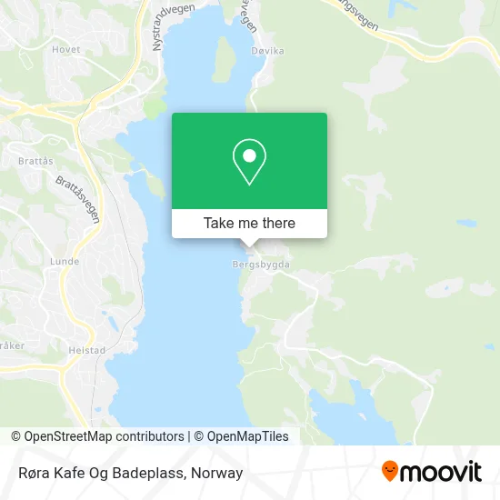 Røra Kafe Og Badeplass map