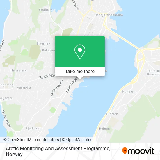 Arctic Monitoring And Assessment Programme map