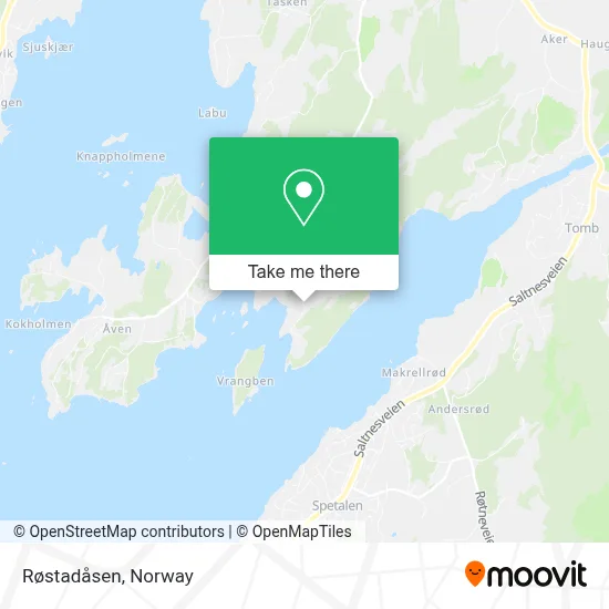 Røstadåsen map