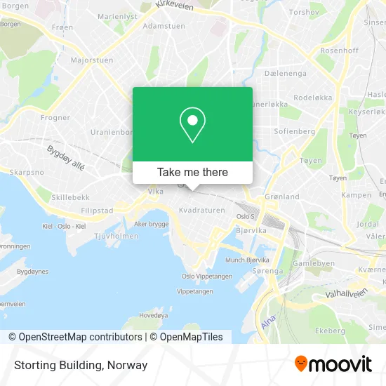 Storting Building map