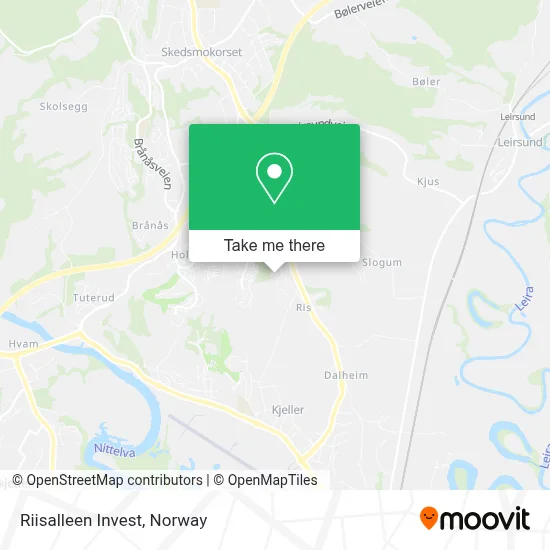 Riisalleen Invest map