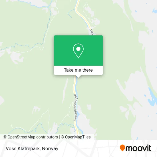 Voss Klatrepark map